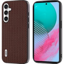 Cool-M Samsung Galaxy M54 5g / F54 5g Koruyucu Kılıf Cowhide Deri Kaplamalı Pc+Tpu Telefon Kapağı (Yurt Dışından)