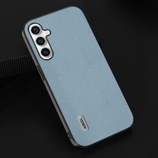 Cool-M Samsung Galaxy M54 5g / F54 5g Şok Geçirmez Kasa Litchi Doku Cowhide Deri + Pc + Tpu Telefon Kapağı (Yurt Dışından)