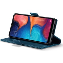 Cool-M Samsung Galaxy A40 Rfıd Engelleme Pu Deri Telefon Kasası Stand Cüzdan Anti-Drop Cover (Yurt Dışından)