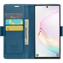 Cool-M Samsung Galaxy Note 10 Plus 4g Rfıd Engelleme Cüzdan Kılıfı Deri Stand Telefon Kapağı (Yurt Dışından)