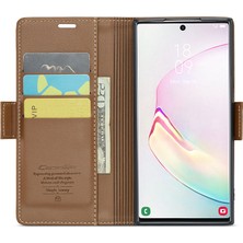 Cool-M Samsung Galaxy Note 10 Plus 4g Rfıd Engelleme Cüzdan Kılıfı Deri Stand Telefon Kapağı (Yurt Dışından)