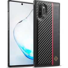 Cool-M Samsung Galaxy Note 10 Plus 4g Karbon Fiber Dokulu Kılıf, Pu Deri+Tpu+Eva Telefon Kapağı (Yurt Dışından)