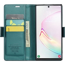 Cool-M Samsung Galaxy Note 10 Plus 4g Rfıd Engelleme Cüzdan Kılıfı Deri Stand Telefon Kapağı (Yurt Dışından)