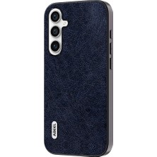 Cool-M Samsung Galaxy A24 4g Retro Telefon Kılıfı Pu Deri Kaplamalı Tpu+Pc Litchi Doku Telefon Kapağı (Yurt Dışından)