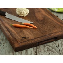 Hicowood Ceviz Su Kanallı Kesme Tahtası