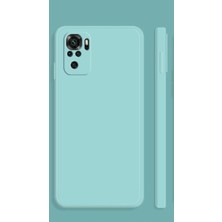 Gevrek Techs Xiaomi Redmi Note 10 S ile Uyumlu Içi Kadife Dokulu Kamera Korumalı Silikon Lansman Kılıf