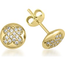 Kairos Jewelry 14 Ayar Altın Çiçek Desenli Taşlı Çivi Küpe
KRS-K80-14GEZ