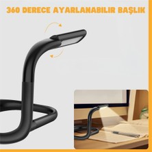 Yenitech Ayarlanabilir LED Boyun Işığı Kitap Okuma Lambası 3 Renkli Kitap Okuma Işığı Örgü Kamp Tamir Için Çok Fonksiyonlu Işık