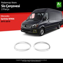 S-Dizayn Mercedes Sprinter W906 Krom Sis Çerçevesi 2 Prç. 2013-2018 A+ Kalite