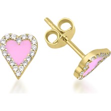 Kairos Jewelry 14 Ayar Altın Pembe Mineli Kalp Çivi Küpe
KRS-K85-14GEZ