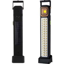 Buffer 5 Fonksiyonlu Güneş Enerjisi Ile Şarj Olabilen 48 Ledli Işıldak,aydınlatma PR-3838