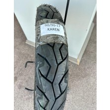 IRAN YASA TIRE & RUBBER Karen  Motosiklet Yol Lastiği 90/90-17 Tl Tubeless( Iç Lastiksiz) 2023 Üretim Yılı Ön/arka