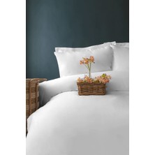 Pure White Beyaz 300 Tc saten King Ebat Nevresim Takımı