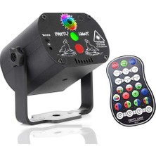 Norınco Disko Lazer Projektör Ses Kontrollü Rgb LED Aydınlatmalı Mini Sahne Parti Lazer Show