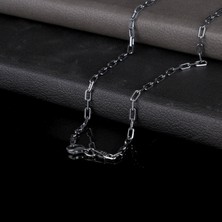 Tesbih Sepetim 925 Ayar Gümüş Oksitli Forse Model Erkek Zincir