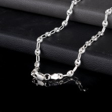 Tesbih Sepetim 925 Ayar Gümüş Gemici Model Erkek Zincir