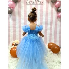 Lisa Kids 1-5 Yaş Kısa Kuyruklu Abiye Elbise