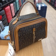 Just Polo Cift Tarafli Fermuar , Kadin El ve Omuz Çantasi 2057