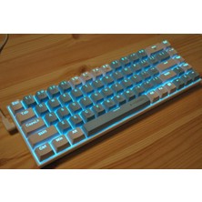E-Yooso Z-686 LED Aydınlatmalı Kırmızı Switch %60 Mekanik Klavye