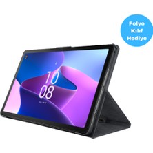 Lenovo Tab M10 Plus (3rd Gen) TB128FU 10.6" 4gb + 128GB Wifi + Bluetooth Tablet ZAAS0033TR + Logitech Pebble 2 Kablosuz Klavye Mouse Seti Grafit