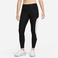 Nike Air Dri-Fit 7/8-Length High-Waisted Running Kadın Siyah Koşu  Tayt DM7487