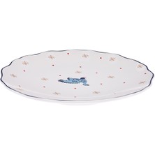 Emsan Infancy Bird New Year Yılbaşı New Bone 2'li Pasta Tabağı 20.5 cm