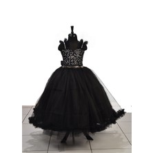 Süer Butik Siyah Gelinlik Abiye Parti Balo Yılbaşı ve Doğumgünü Kıyafeti