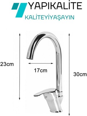 Yapı Kalite Krom Mix 3'lü Banyo Batarya Seti Duş Mutfak Lavabo Bataryası