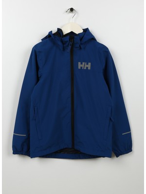 Helly Hansen Koyu Mavi Erkek Çocuk Yağmurluk Deep Fjord Jr Juell Raın Jacket