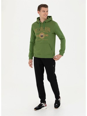 U.s. Polo Assn. Normal Bel Slim Fit Siyah Erkek Eşofman Altı Karan