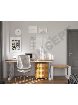 Ntconcept Ken Üçlü Ofis ve Çalışma Odası Takımı
