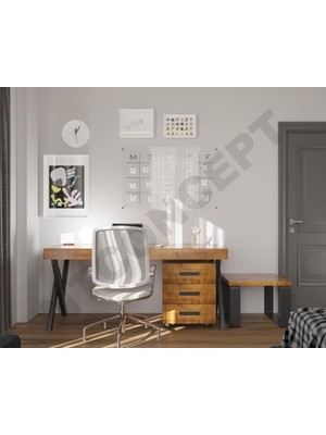 Ntconcept Sim Üçlü Ofis ve Çalışma Odası Takımı