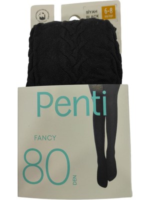 Penti Kız Çocuk Fancy Külotlu Çorap 80 Denye