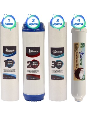 LifeTech 4 Aşama Filtre Seti