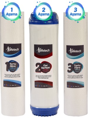 LifeTech 3 Aşama Filtre Seti