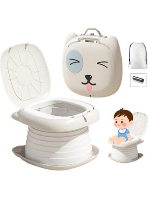Mooie Baby's Cat Potty Katlanabilir Çocuk Tuvaleti, Çok Fonksiyonlu Taşınabilir Alıştırma Lazımlığı
