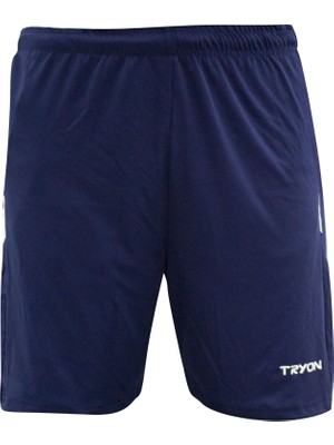 Tryon Erkek Futbol Şort Evo Pro 1018057 Lacivert - Beyaz Renk ve Rahat Paça Tipi ile Tasarlandı
