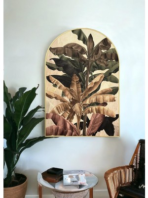 The Mia Tropic Leaf Tablo 60X90 cm