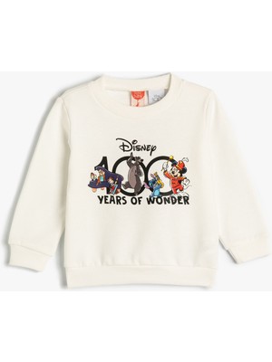 Koton Disney 100. Yıl Özel Sweatshirt Baskılı Lisanslı Uzun Kollu