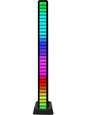Humble Ses Kontrol Işığı, Sesle Etkinleşen Pikap Ritim Işıkları, Araba Dekorasyon Ritim Işığı, Renkli Müzik Ortam Işığı Çubuğu (Yurt Dışından)