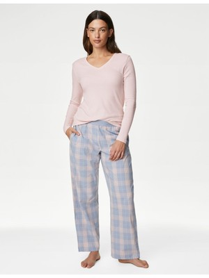 Marks & Spencer Cool Comfort™ Uzun Kollu Pijama Üstü