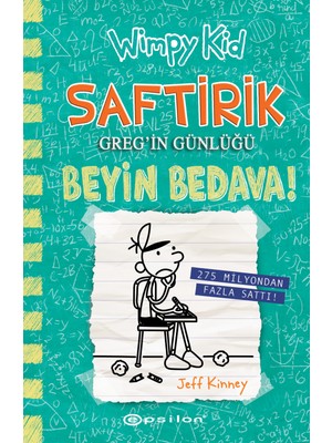 Epsilon Yayınevi Saftirik Greg’in Günlüğü 18 - Beyin Bedava! Ciltli Jeff Kinney
