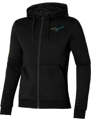 Mizuno Release Sweat Jacket Erkek Sweatshirt Siyah