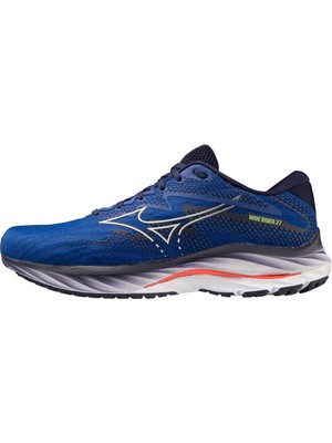 Mizuno Wave Rider 27 Erkek Koşu Ayakkabısı Lacivert