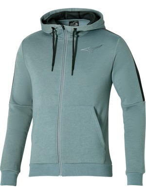 Mizuno Release Sweat Jacket Erkek Sweatshirt Gri