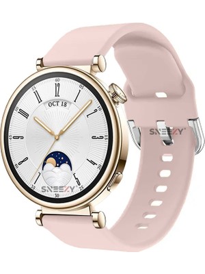 Sneezy Huawei Watch Gt4 41MM Ile Uyumlu 18MM Purelux Soft Tokalı Silikon Kordon