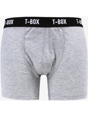 T-Box Boxer, 2xl, Gri Melanj