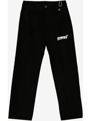 John Richmond Normal Bel Bol Paça Straight Siyah Erkek Pantolon Uma23035Pa