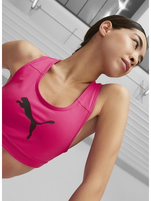 Puma Siyah Sporcu Sütyeni 52030467 Mid Impact 4keeps Bra