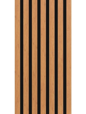 Winflex Winpanel Dekoratif Ahşap Duvar Paneli –  Bambu Renk (15 x 240 cm ).